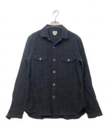 ORGUEIL（オルゲイユ）の古着「シャツジャケット」｜ブラック