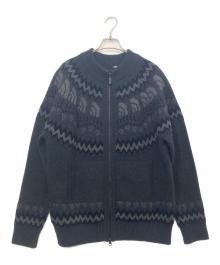 THE NORTH FACE（ザ ノース フェイス）の古着「ジップカーディガン」｜ダークグレー