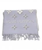 LOUIS VUITTONルイ ヴィトン）の古着「マフラー」｜ライトグレー