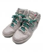NIKEナイキ）の古着「NIKE DUNK HIGH SE(ナイキ ダンク)」｜ホワイト×グリーン