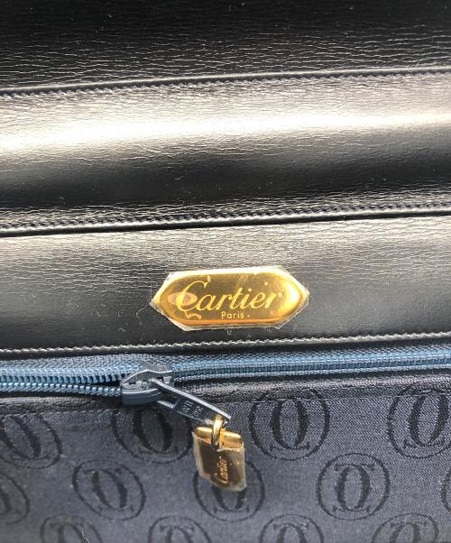 Cartier（カルティエ）Cartier (カルティエ) ショルダーバッグ ブラックの古着・服飾アイテム