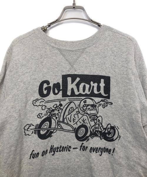 Hysteric Glamour（ヒステリックグラマー）Hysteric Glamour (ヒステリックグラマー) スウェット グレー サイズ:Mの古着・服飾アイテム