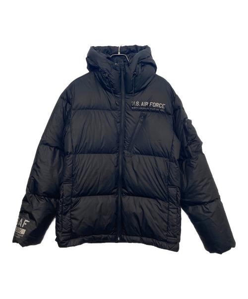 AVIREX（アヴィレックス）AVIREX (アヴィレックス) ダウンジャケット ブラック サイズ:Lの古着・服飾アイテム