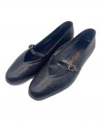 Salvatore Ferragamoサルヴァトーレ フェラガモ）の古着「バレエパンプス」｜ブラック