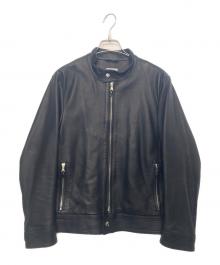 EMMETI（エンメティ）の古着「ライダースジャケット」｜ブラック