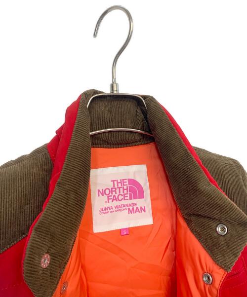 THE NORTH FACE（ザ ノース フェイス）THE NORTH FACE (ザ ノース フェイス) COMME des GARCONS JUNYA WATANABE MAN (コムデギャルソンジュンヤワタナベマン) ダウンベスト レッド サイズ:Sの古着・服飾アイテム