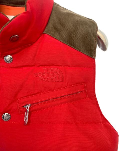 THE NORTH FACE（ザ ノース フェイス）THE NORTH FACE (ザ ノース フェイス) COMME des GARCONS JUNYA WATANABE MAN (コムデギャルソンジュンヤワタナベマン) ダウンベスト レッド サイズ:Sの古着・服飾アイテム