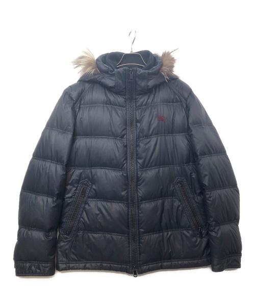 BURBERRY BLACK LABEL（バーバリーブラックレーベル）BURBERRY BLACK LABEL (バーバリーブラックレーベル) ライナー付ダウンジャケット ネイビー サイズ:LLの古着・服飾アイテム