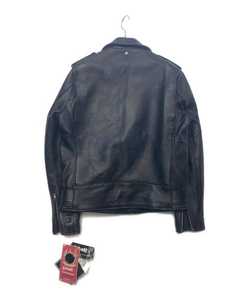 Schott（ショット）Schott (ショット) ダブルライダースジャケット ブラック サイズ:40の古着・服飾アイテム