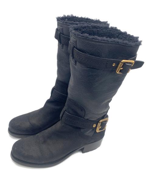 Christian Dior（クリスチャン ディオール）Christian Dior (クリスチャン ディオール) ロングブーツ ブラック サイズ:23.5の古着・服飾アイテム