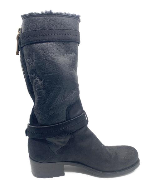 Christian Dior（クリスチャン ディオール）Christian Dior (クリスチャン ディオール) ロングブーツ ブラック サイズ:23.5の古着・服飾アイテム