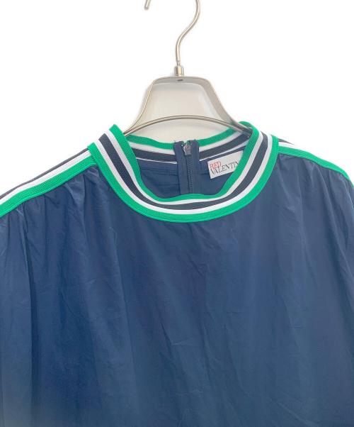 RED VALENTINO（レッドヴァレンティノ）RED VALENTINO (レッドヴァレンティノ) ワンピース ネイビー サイズ:38の古着・服飾アイテム