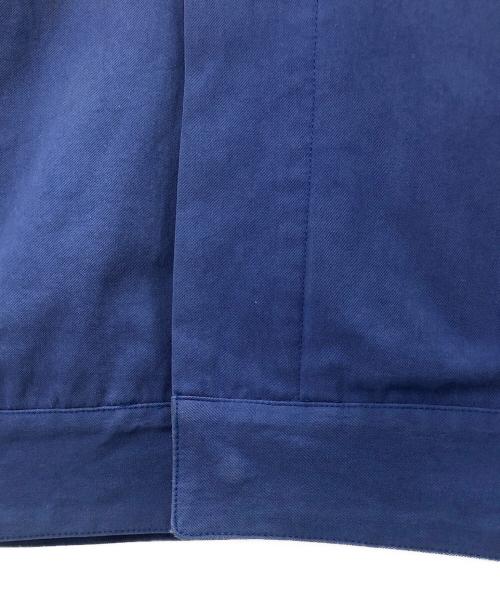 digawel（ディガウェル）DIGAWEL (ディガウェル) 切替ジャケット ブルー×ベージュ サイズ:2の古着・服飾アイテム