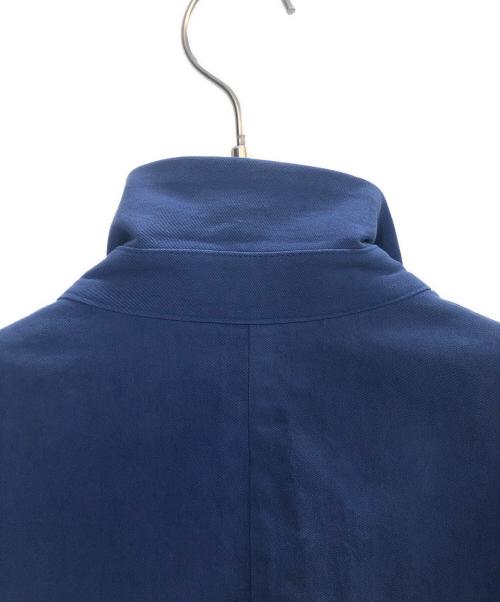 digawel（ディガウェル）DIGAWEL (ディガウェル) 切替ジャケット ブルー×ベージュ サイズ:2の古着・服飾アイテム