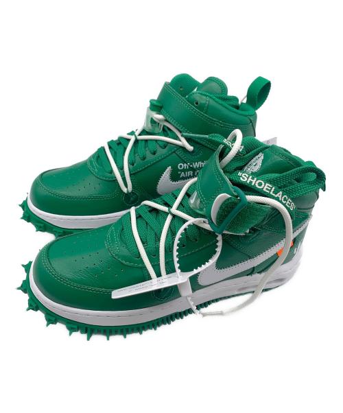 NIKE（ナイキ）NIKE (ナイキ) OFFWHITE (オフホワイト) NIKE AIR FORCE 1 MID SP LTHR(ナイキ フォース1) グリーン サイズ:24 未使用品の古着・服飾アイテム