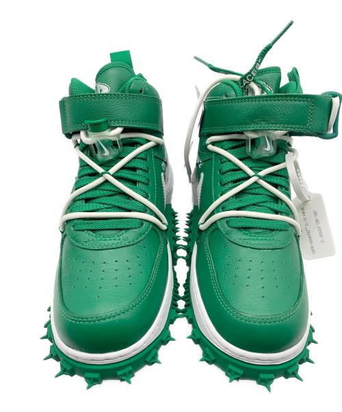 NIKE（ナイキ）NIKE (ナイキ) OFFWHITE (オフホワイト) NIKE AIR FORCE 1 MID SP LTHR(ナイキ フォース1) グリーン サイズ:24 未使用品の古着・服飾アイテム