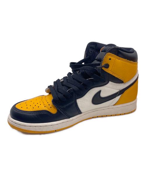 NIKE（ナイキ）NIKE (ナイキ) ハイカットスニーカー ブラック×イエロー サイズ:27.5の古着・服飾アイテム