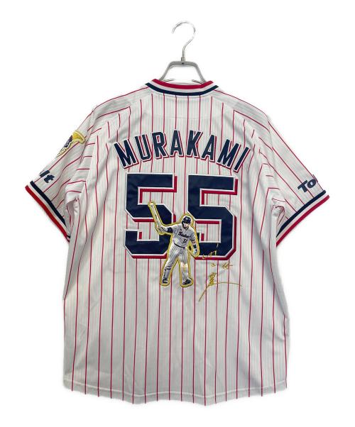 Majestic（マジェスティック）Majestic (マジェスティック) 記念ユニフォーム ホワイト サイズ:Mの古着・服飾アイテム