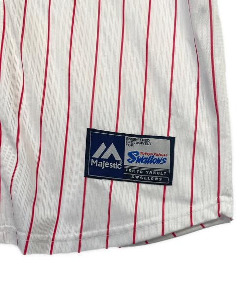 Majestic（マジェスティック）Majestic (マジェスティック) 記念ユニフォーム ホワイト サイズ:Mの古着・服飾アイテム