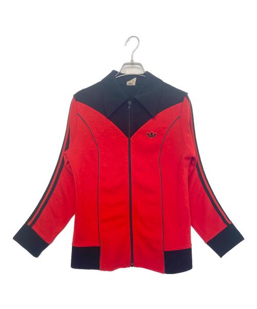 adidas（アディダス）adidas (アディダス) トラックジャケット レッド サイズ:42の古着・服飾アイテム