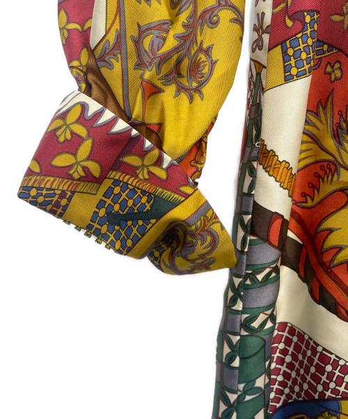 HERMES（エルメス）HERMES (エルメス) 総柄シルクワンピース サイズ:38の古着・服飾アイテム