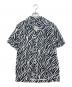 MINEDENIM（マインデニム）の古着「半袖シャツ」｜ブラック×ホワイト