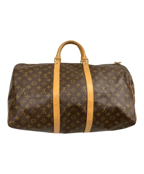 LOUIS VUITTON（ルイ ヴィトン）LOUIS VUITTON (ルイ ヴィトン) キーポル50　ボストンバッグ ブラウンの古着・服飾アイテム
