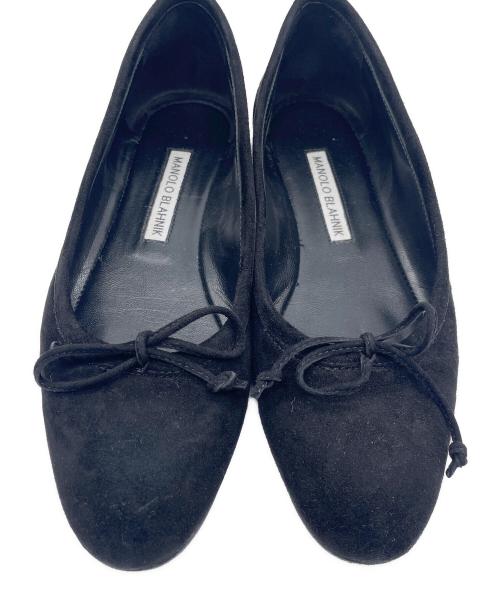 Manolo Blahnik（マノロブラニク）Manolo Blahnik (マノロブラニク) ローファー ブラック サイズ:36の古着・服飾アイテム