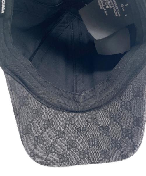 GUCCI（グッチ）GUCCI (グッチ) BALENCIAGA (バレンシアガ) キャップ グレー サイズ:55CMの古着・服飾アイテム
