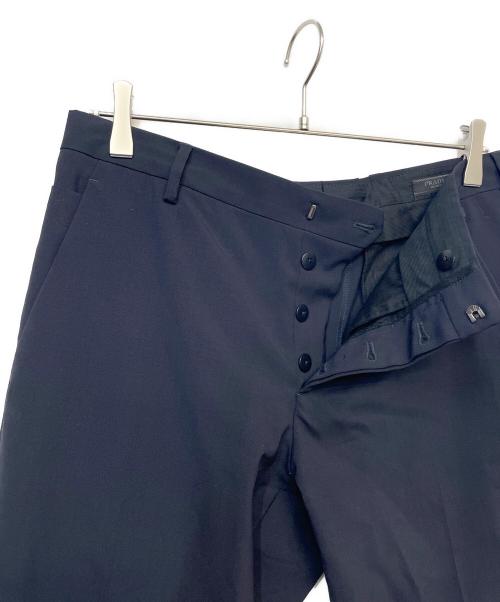 PRADA（プラダ）PRADA (プラダ) スラックス ブラック サイズ:46の古着・服飾アイテム