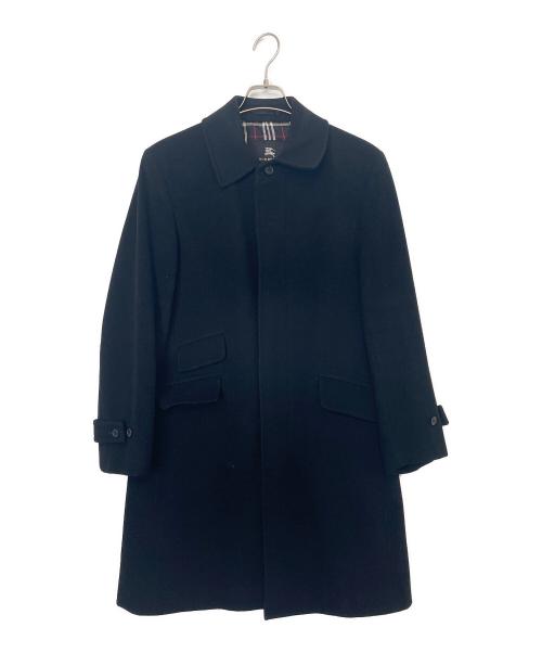 BURBERRY BLACK LABEL（バーバリーブラックレーベル）BURBERRY BLACK LABEL (バーバリーブラックレーベル) ウールコート ブラック サイズ:Mの古着・服飾アイテム