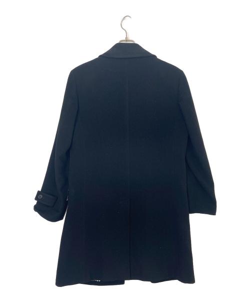BURBERRY BLACK LABEL（バーバリーブラックレーベル）BURBERRY BLACK LABEL (バーバリーブラックレーベル) ウールコート ブラック サイズ:Mの古着・服飾アイテム