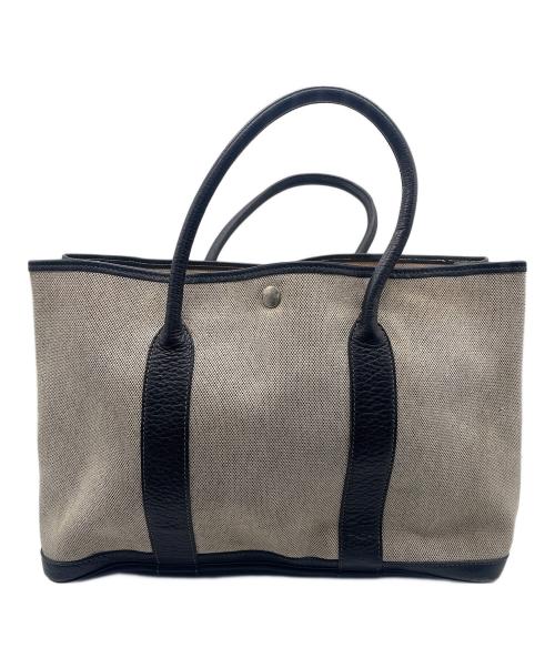 HERMES（エルメス）HERMES (エルメス) トートバッグ ベージュ×ブラックの古着・服飾アイテム