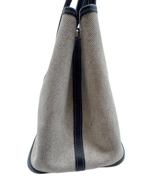 HERMES（エルメス）HERMES (エルメス) トートバッグ ベージュ×ブラックの古着・服飾アイテム