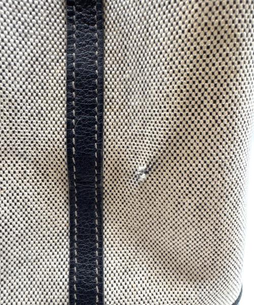 HERMES（エルメス）HERMES (エルメス) トートバッグ ベージュ×ブラックの古着・服飾アイテム