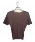 PLEATS PLEASE (プリーツプリーズ) 半袖カットソー ブラウン サイズ:3：18000円