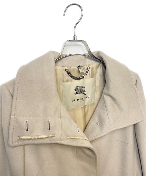 BURBERRY LONDON（バーバリーロンドン）BURBERRY LONDON (バーバリーロンドン) ウールコート ベージュ サイズ:Freeの古着・服飾アイテム