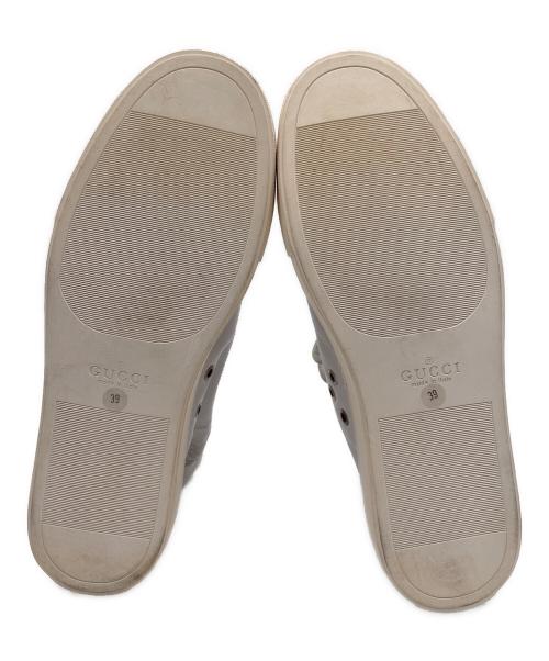 GUCCI（グッチ）GUCCI (グッチ) ハイカットスニーカー ホワイト サイズ:39の古着・服飾アイテム