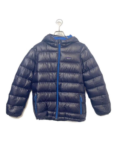 Patagonia（パタゴニア）Patagonia (パタゴニア) ダウンジャケット ネイビー×ブルー サイズ:160cmの古着・服飾アイテム