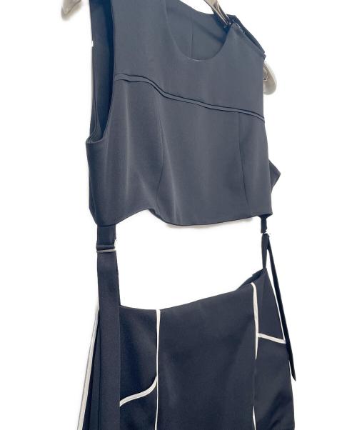 UNITED TOKYO（ユナイテッドトーキョー）UNITED TOKYO (ユナイテッドトーキョー) カットラインワンピース ブラック サイズ:1の古着・服飾アイテム