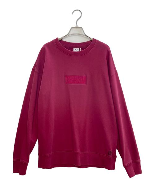 PUMA（プーマ）PUMA (プーマ) MAISON KITSUNE (メゾンキツネ) PUMA MAISON KITSUNE スウェット トレーナー レッド サイズ:Mの古着・服飾アイテム