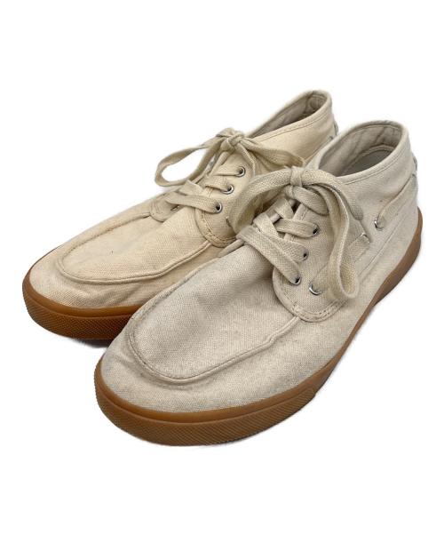 COMME des GARCONS SHIRT（コムデギャルソンシャツ）COMME des GARCONS SHIRT (コムデギャルソンシャツ) スニーカー ベージュ サイズ:26.5の古着・服飾アイテム