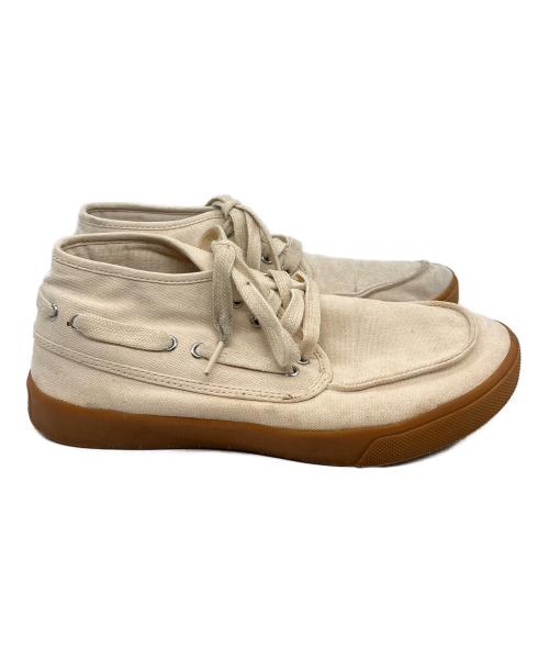 COMME des GARCONS SHIRT（コムデギャルソンシャツ）COMME des GARCONS SHIRT (コムデギャルソンシャツ) スニーカー ベージュ サイズ:26.5の古着・服飾アイテム