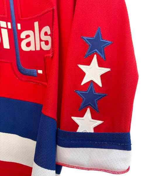 古着（フルギ）古着 (フルギ) ホッケーシャツ レッド サイズ:Lの古着・服飾アイテム