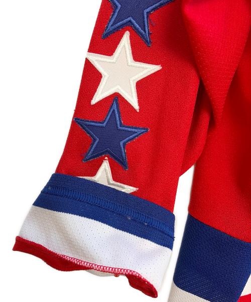 古着（フルギ）古着 (フルギ) ホッケーシャツ レッド サイズ:Lの古着・服飾アイテム