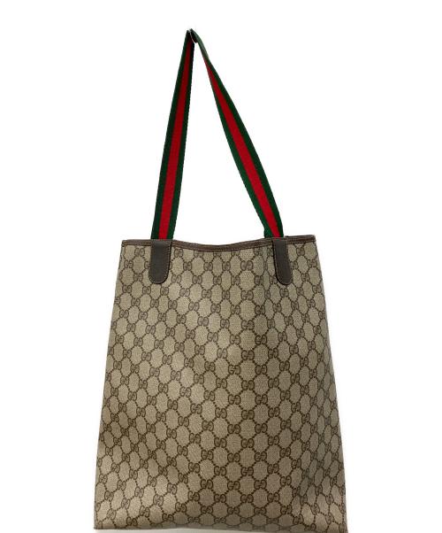 GUCCI（グッチ）GUCCI (グッチ) OLD GUCCI アクササリーコレクション　トートバッグ ベージュの古着・服飾アイテム