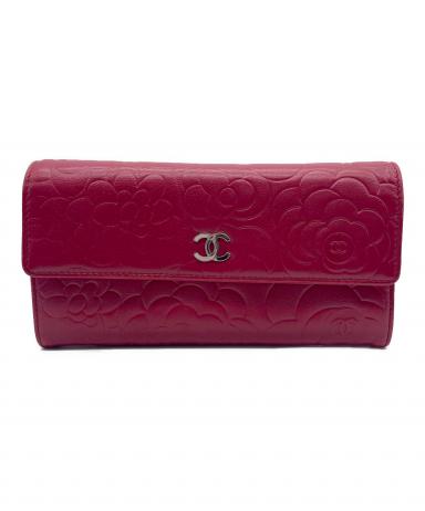 中古・古着通販】CHANEL (シャネル) 長財布 ボルドー｜ブランド・古着