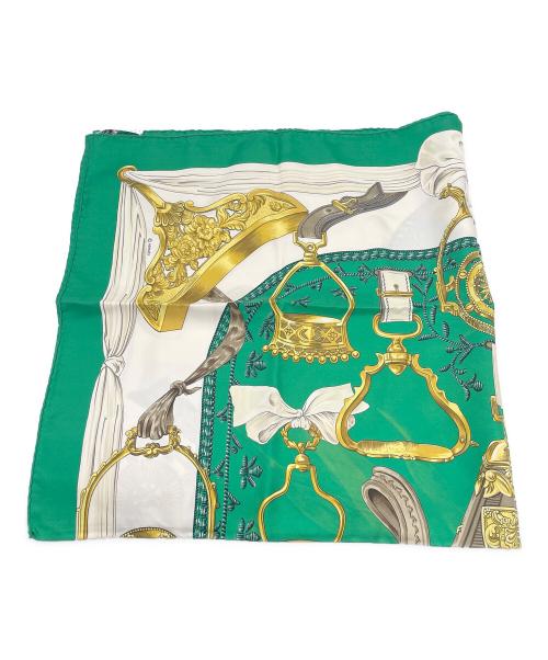 HERMES（エルメス）HERMES (エルメス) スカーフ グリーンの古着・服飾アイテム