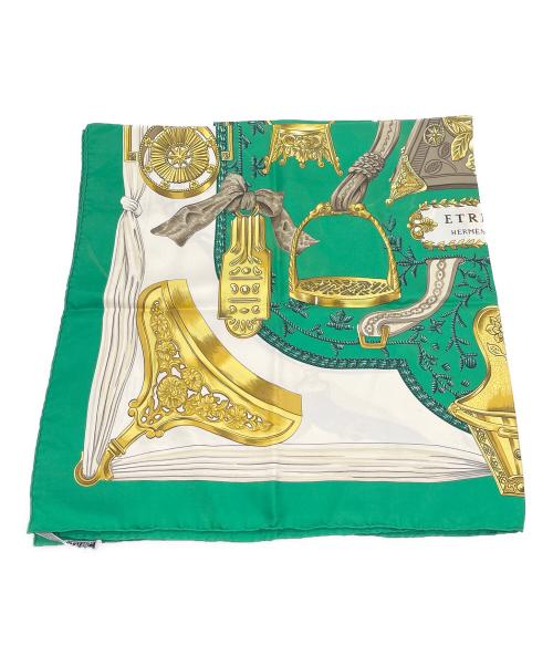 HERMES（エルメス）HERMES (エルメス) スカーフ グリーンの古着・服飾アイテム