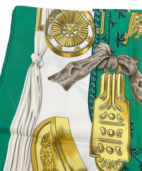 HERMES（エルメス）HERMES (エルメス) スカーフ グリーンの古着・服飾アイテム